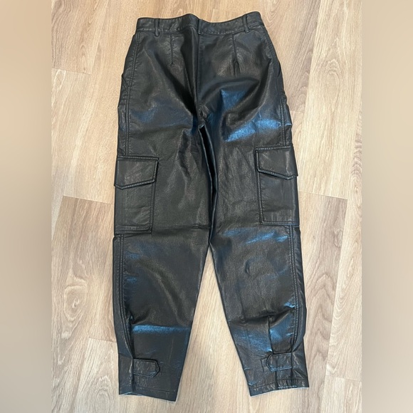 WILFRED LEATHER JOGGERS - Picture 2 of 4